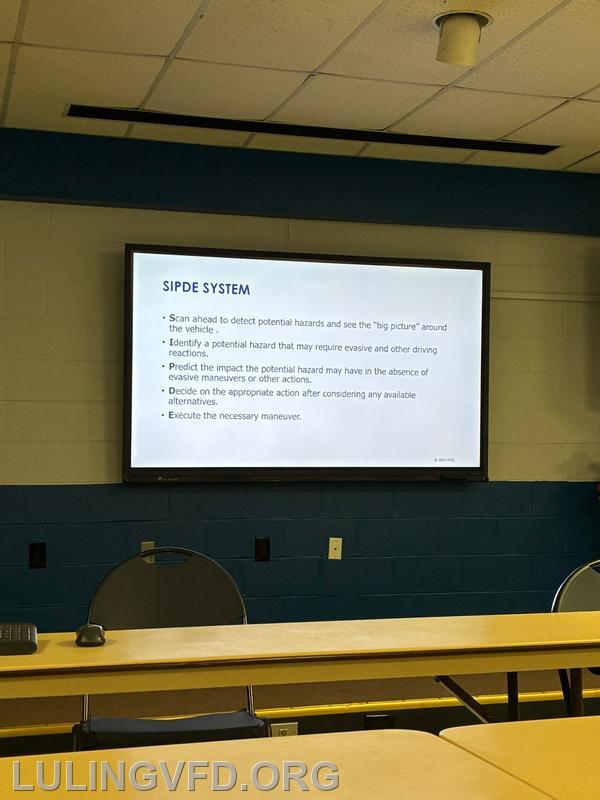 VFIS Classroom Training - Luling Volunteer Fire Department