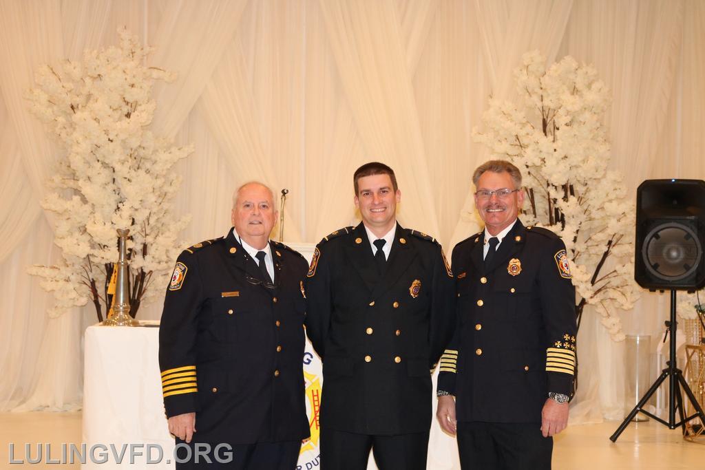 5 year service pin - Stephen Stromeyer (center)